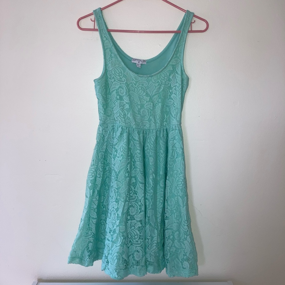 2/$5 Blue lace dress